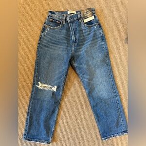 Abercrombie & Fitch Distressed Blue Jeans